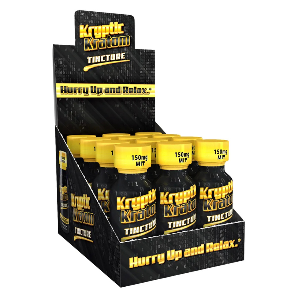 Kryptic Kratom Black 150mg Tinctures | AS LOW AS $8.99 each – K-Chill ...
