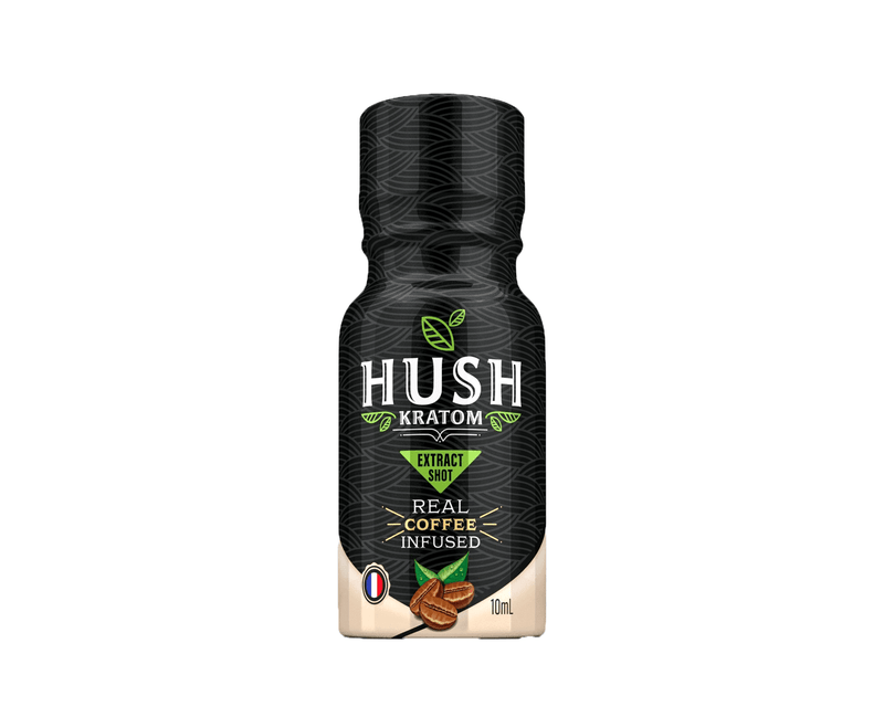 Hush Kratom 10ml Coffee Infused Extract Shot. Progressive Discounts Available! - K-Chill Direct