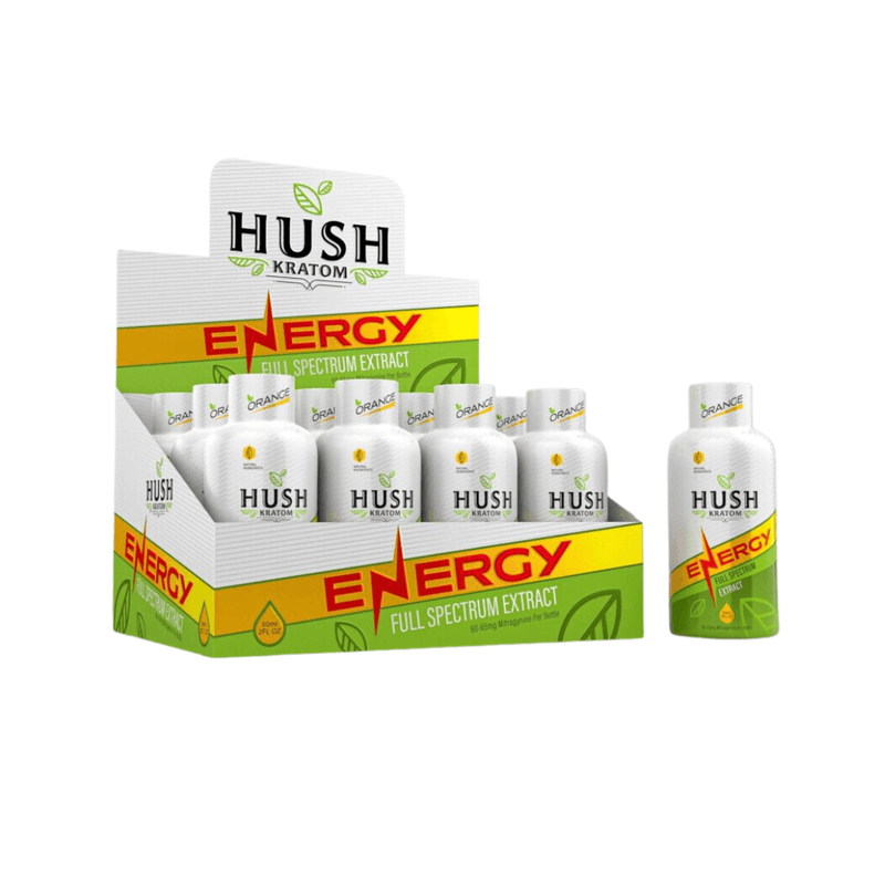 Hush Kratom 2oz Energy Shot - Progressive Discounts Available! - K-Chill Direct