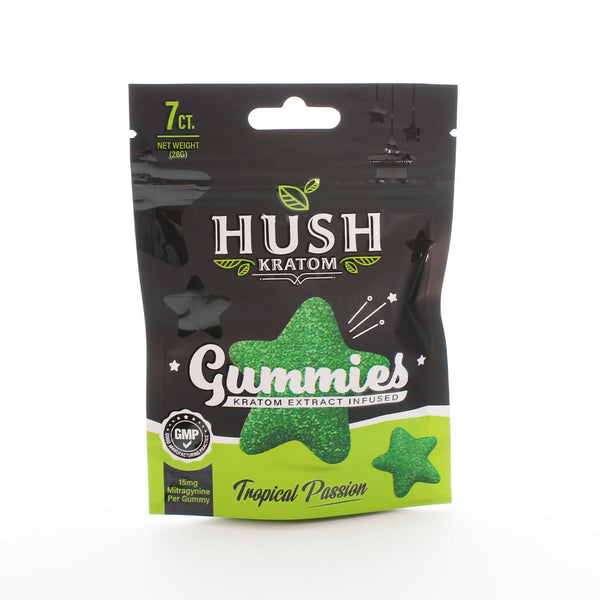 Hush Kratom 7ct Extract Infused Gummies. Progressive Discounts Available! - K-Chill Direct