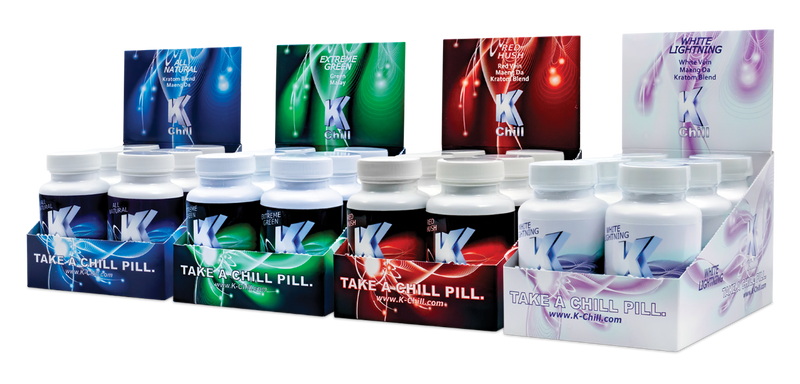 K-Chill Capsules Mix-n-Match. Red, Blue, White, Green. Progressive Discounts Available! - K-Chill Direct
