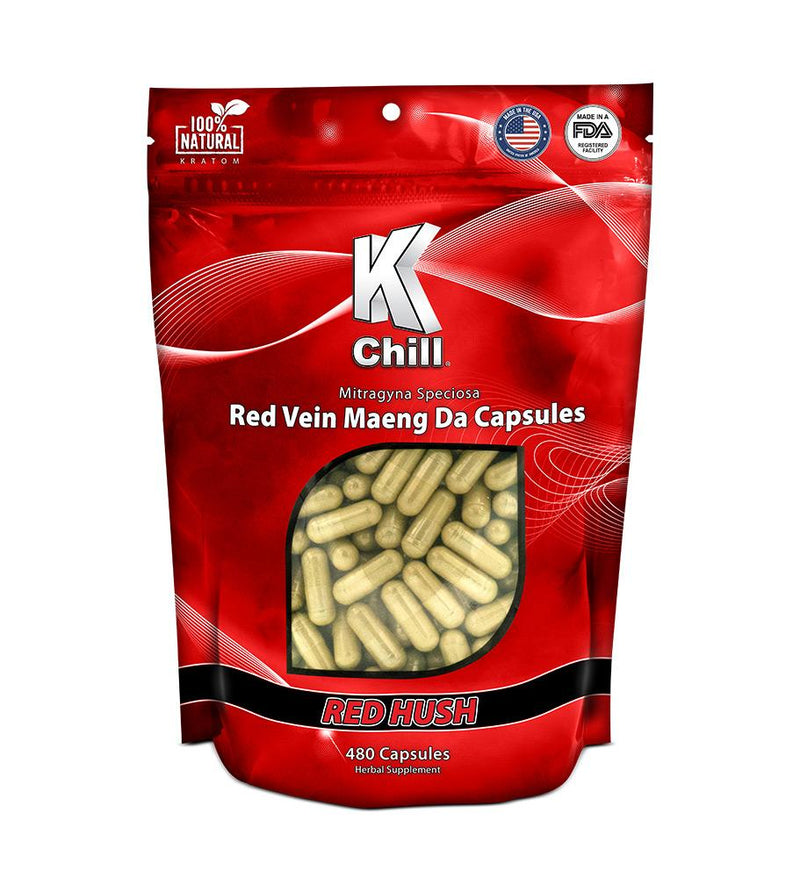 K-Chill Red Hush 480ct Caps. Progressive Discounts Available! - K-Chill Direct