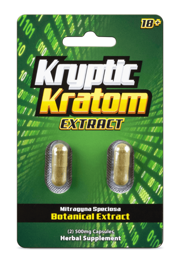 Kryptic Kratom Extract 2 Pack Caps. Progressive Discounts Available! - KCD Store