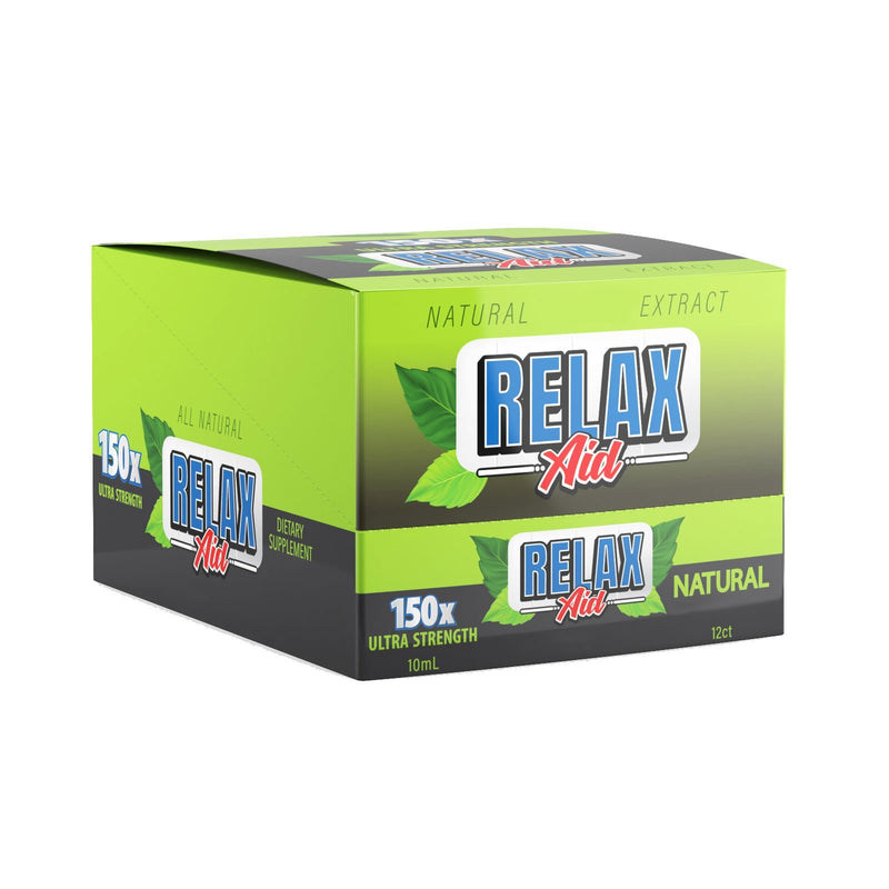 Relax Aid Kratom Extract Shot (10mL) - 150x Ultra Strength - Progressive Discounts Available - K-Chill Direct